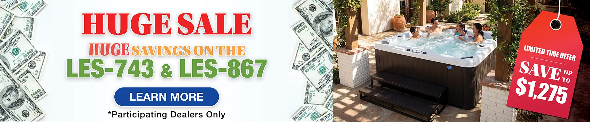 Calspas hot tub being used in a family setting - Monroeville